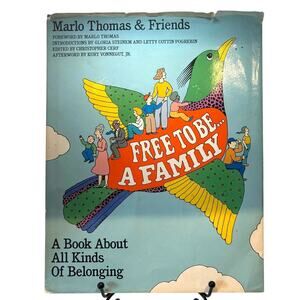 Vintage 1987 1st Ed/Printing Free to Be a Family, Marlo Thomas & Friends, HCDJ